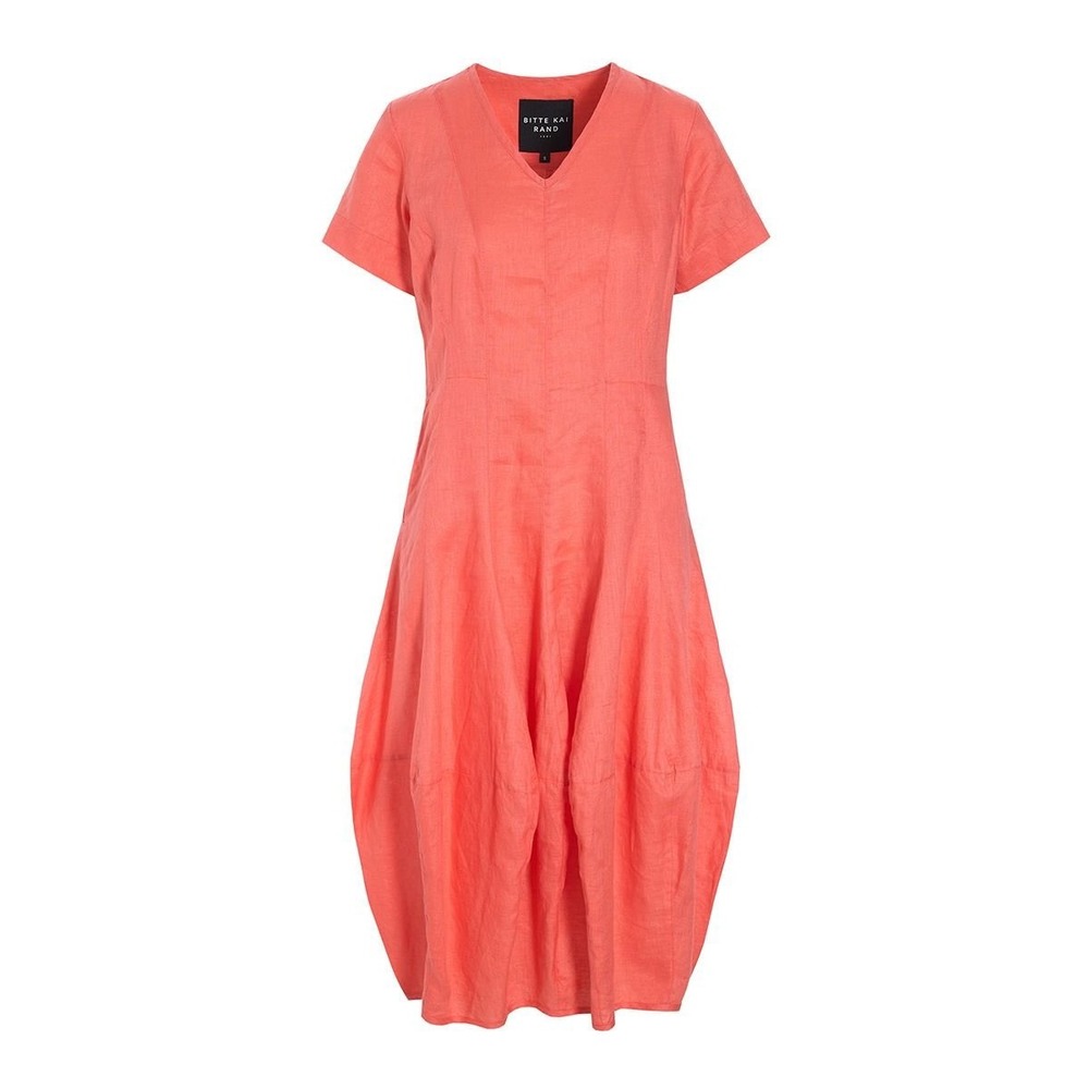 BITTE KAI RAND airy linen dress v neck pink NWT medium